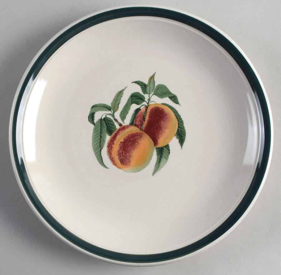 Peaches Dinner Plate by China Pearl-1