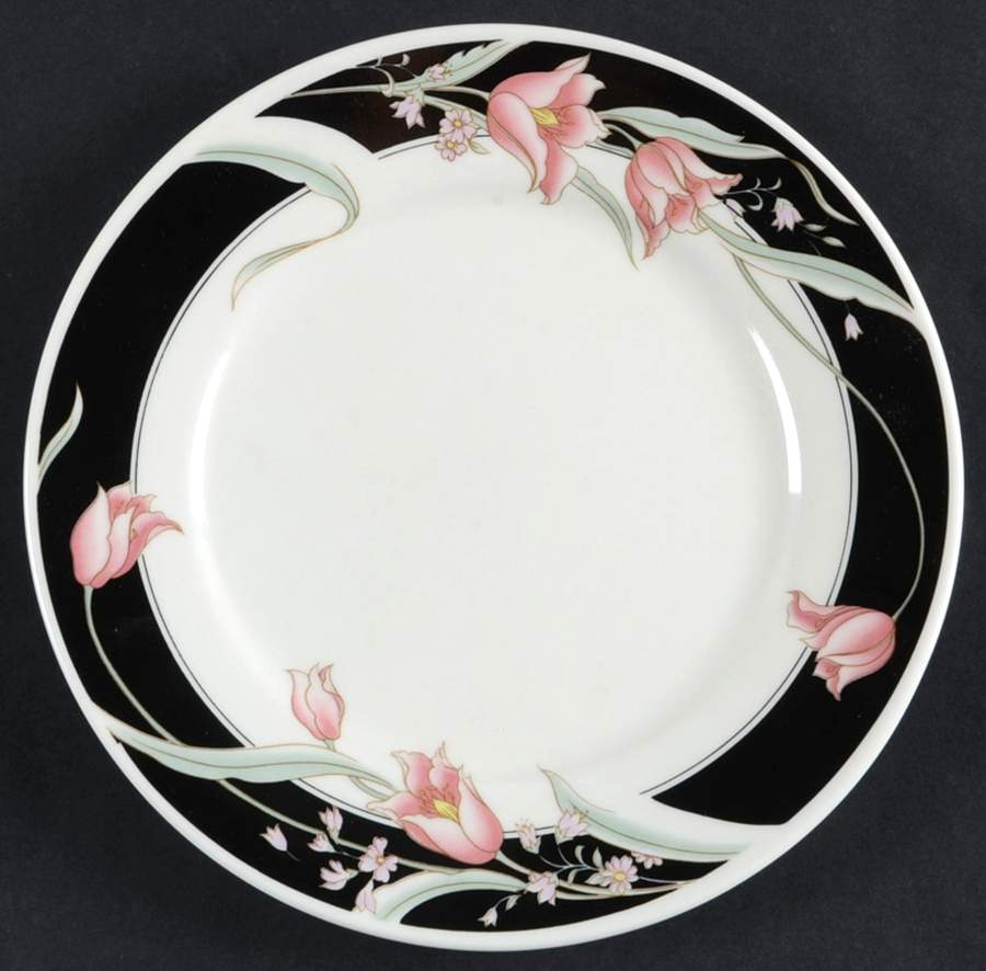 Serena (White Background) Salad Plate by China Pearl-1