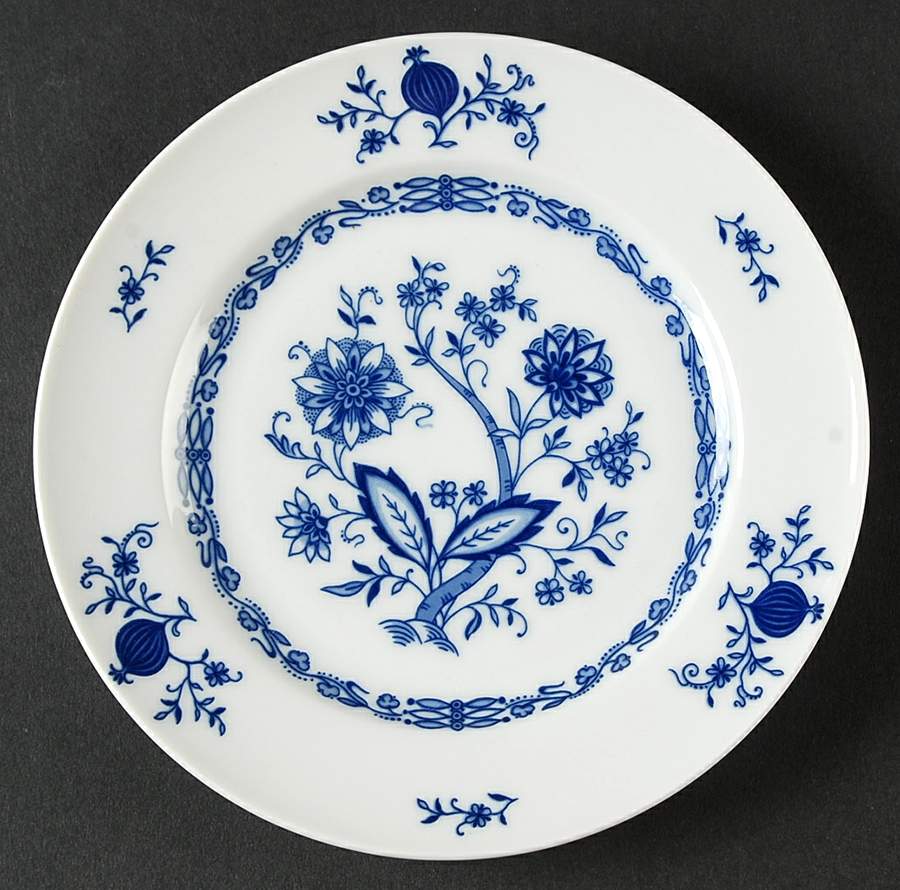 Dresden Classics Blue Bread & Butter Plate by Christina-1