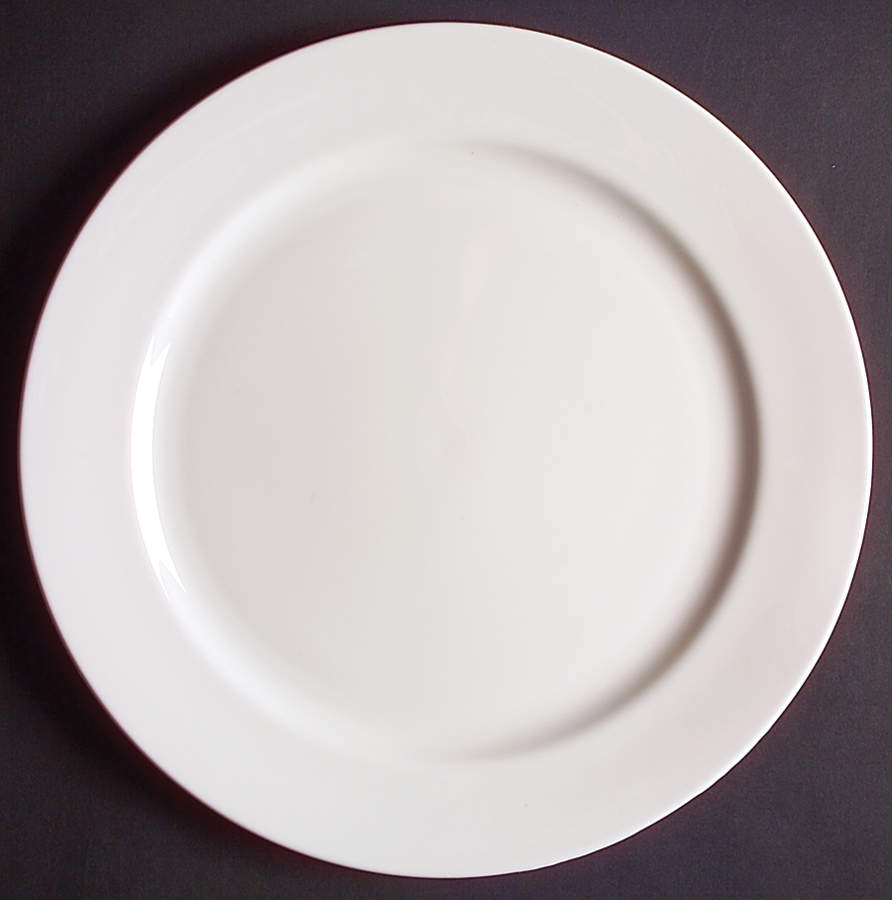 Cafe White 12" Chop Plate (Round Platter) by Christopher Stuart-1
