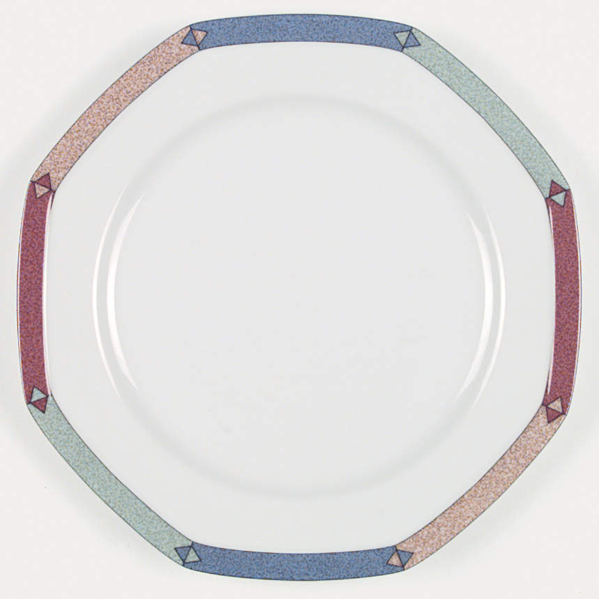 Diamond Optic Dinner Plate by Christopher Stuart-1