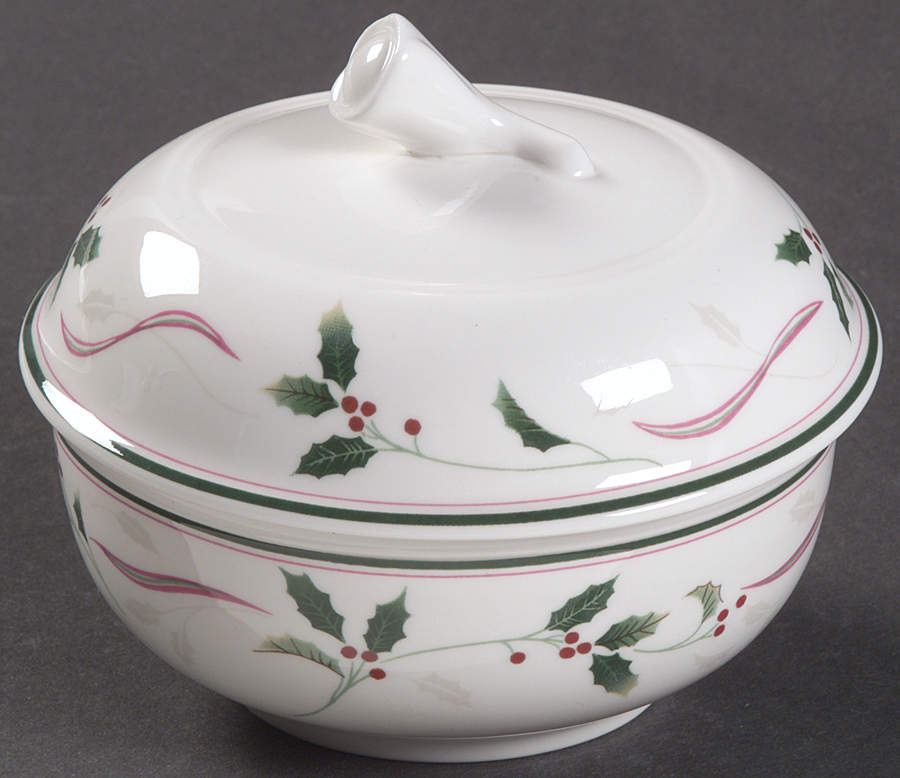 Holiday Splendor Sugar Bowl & Lid by Christopher Stuart-1