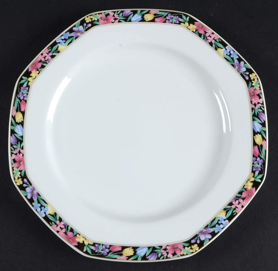 Midnight Garden Salad Plate by Christopher Stuart-1
