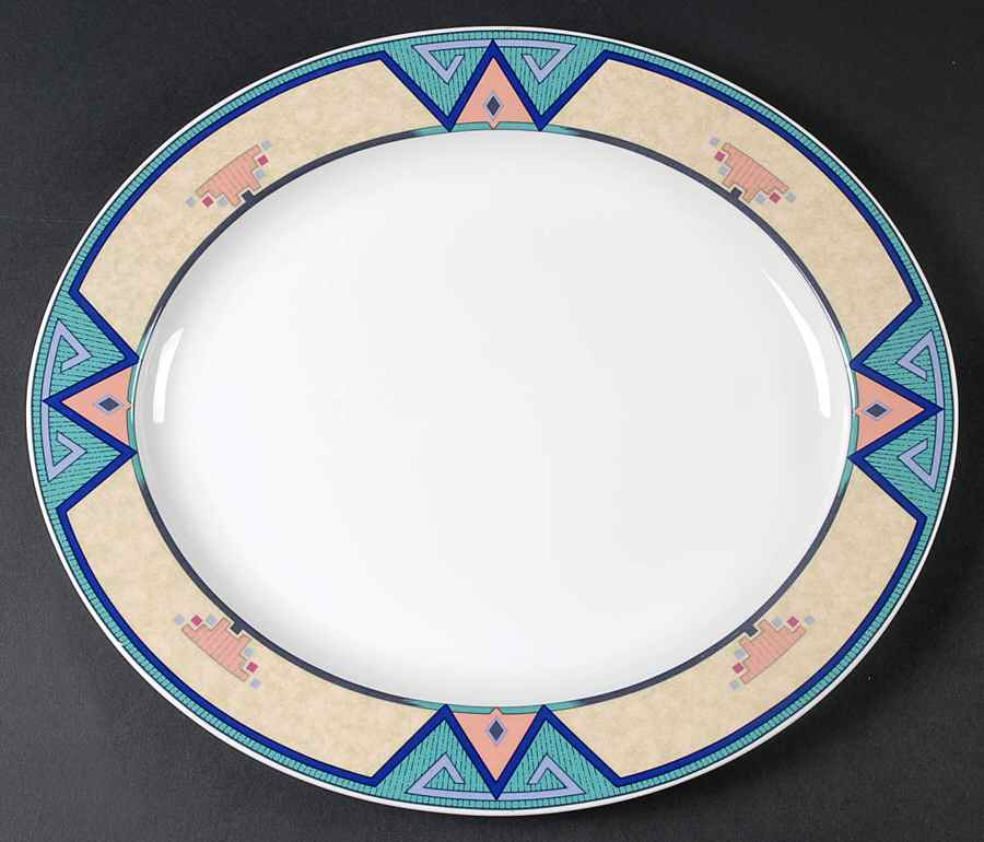 Montero 13" Oval Serving Platter by Christopher Stuart-1