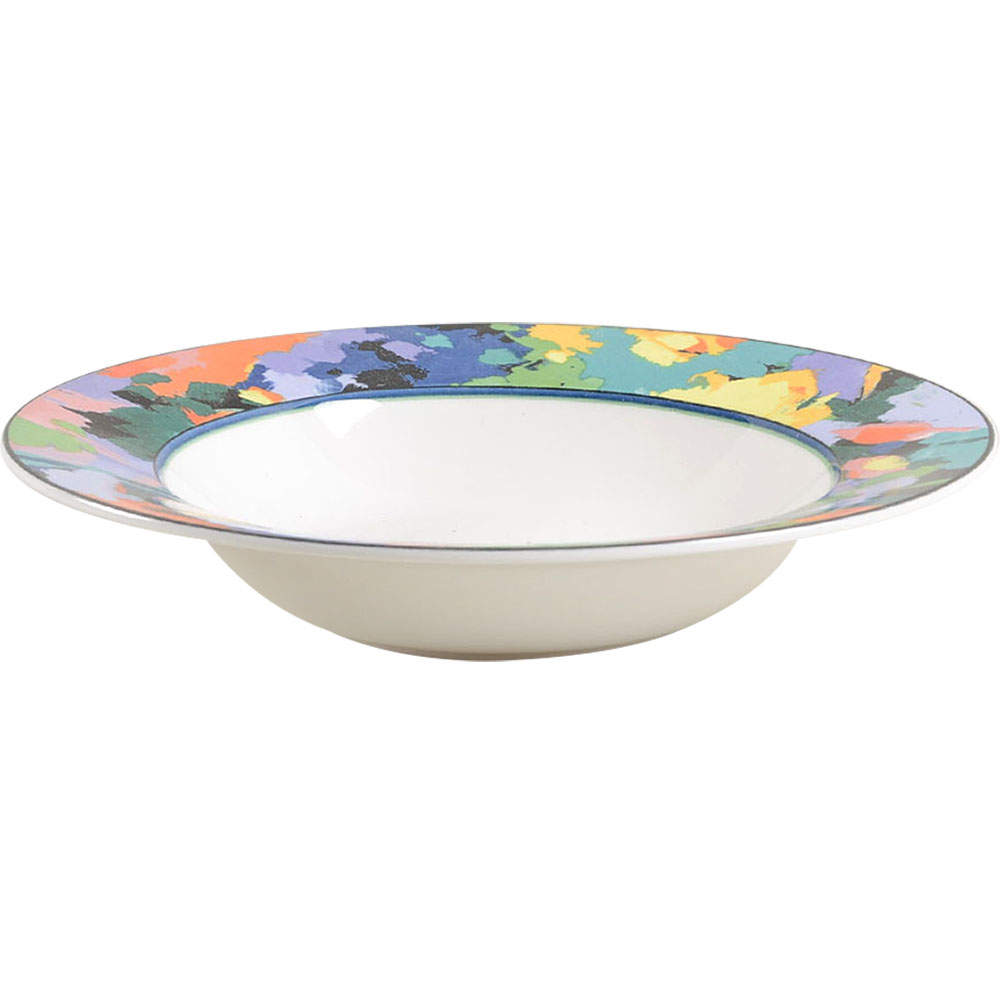 Van Gogh Large Rim Soup Bowl by Christopher Stuart-1