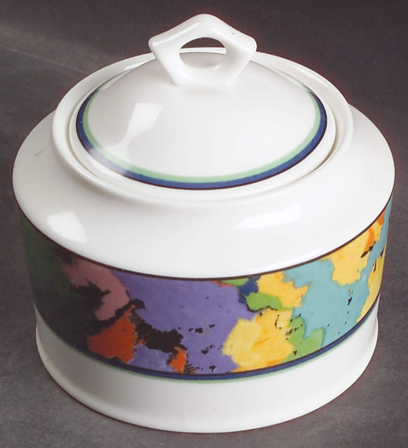 Van Gogh Sugar Bowl & Lid by Christopher Stuart-1