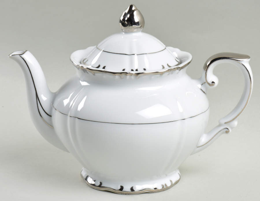 Silver Sharon Teapot & Lid by James Chatelaine-1