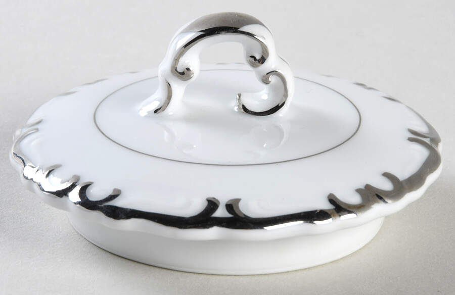 Silver Sharon Lid for Sugar Bowl by James Chatelaine-1