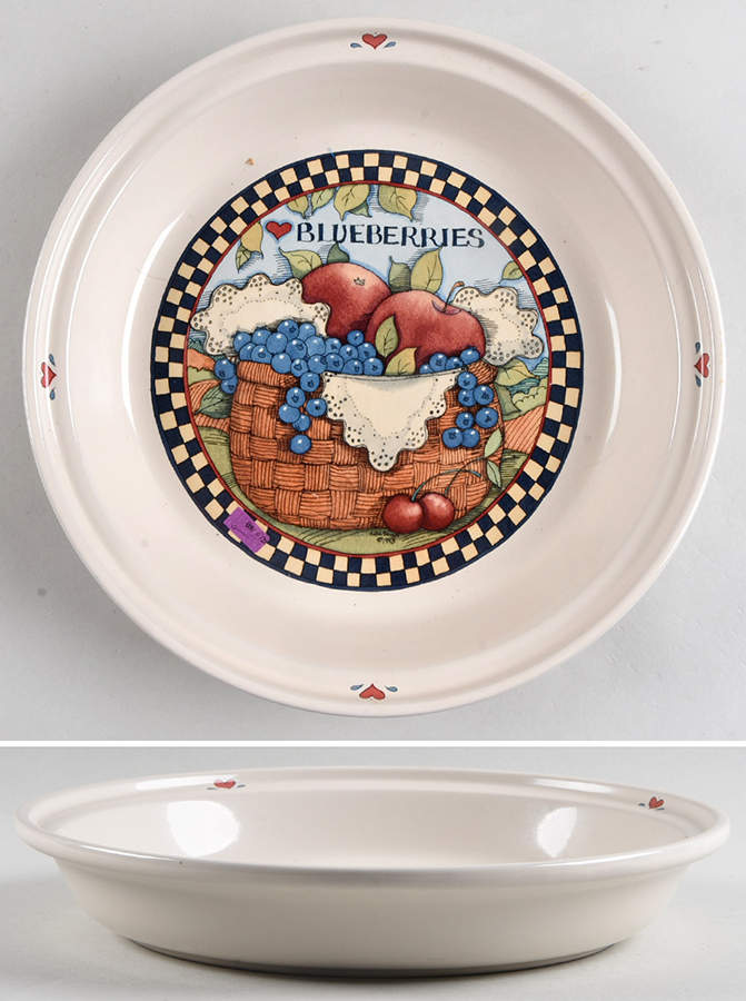 Harvest Fair 10" Pie Baking Plate by Certified International-1