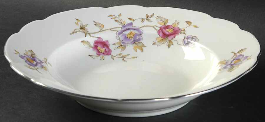 Louise (Scalloped) Rim Soup Bowl by Cmielow (Poland)-1