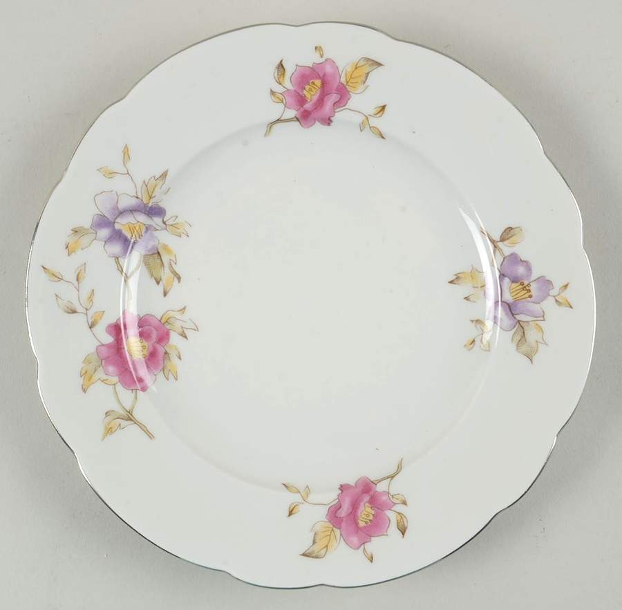 Louise (Scalloped) Bread & Butter Plate by Cmielow (Poland)-1