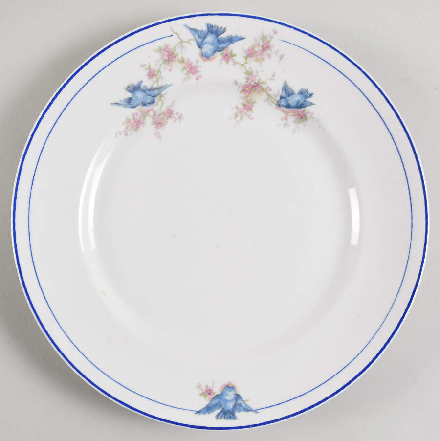 Bluebird Dinner Plate by Cleveland (USA)-1
