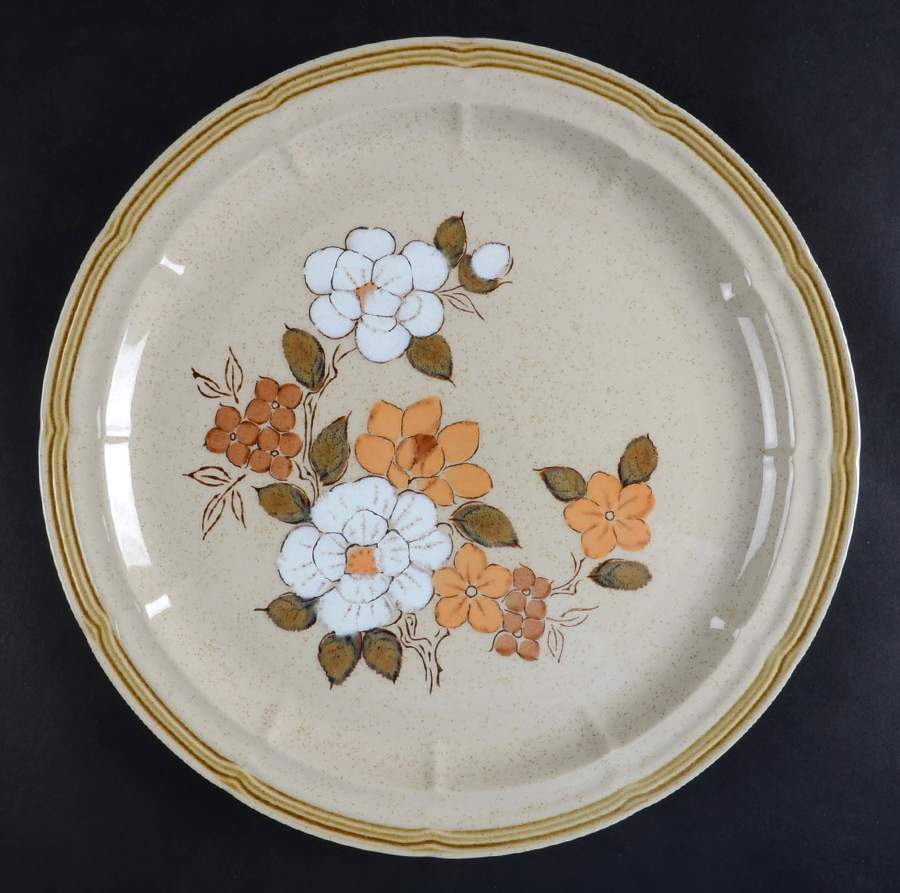 Autumn Blossom 12" Chop Plate (Round Platter) by Crown Manor-1