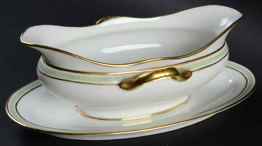 CMT11 Gravy Boat with Attached Underplate by Charles Martin-1
