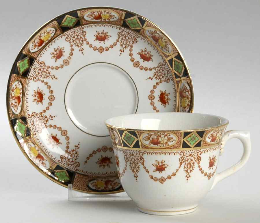 Sydney Flat Cup & Saucer Set by Coronation - T W Barlow-1