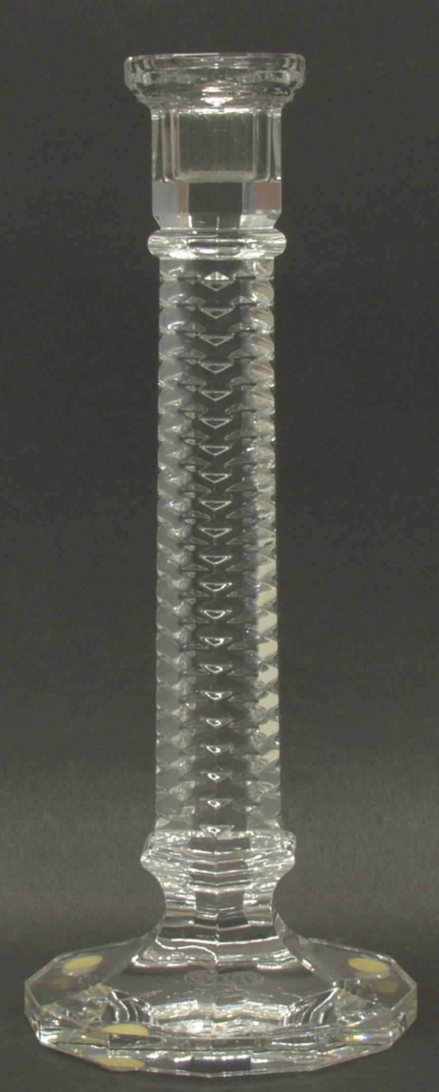 Perles 8" Single Light Candlestick by Baccarat-1