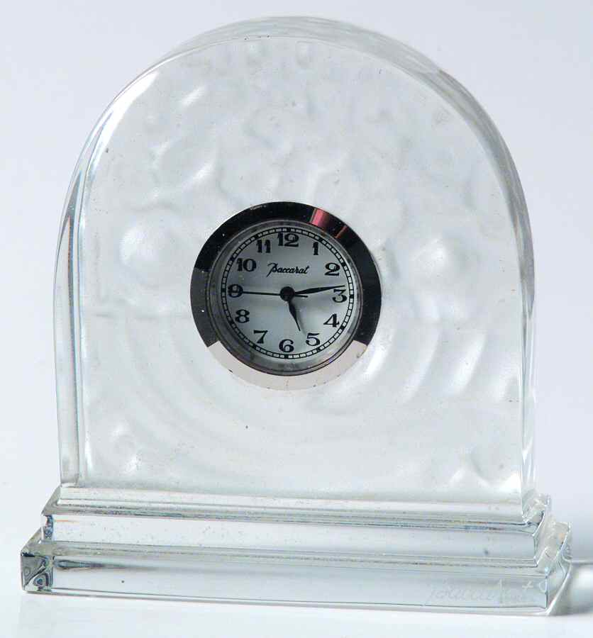 Basket of Abundance Small Quartz Clock by Baccarat-1