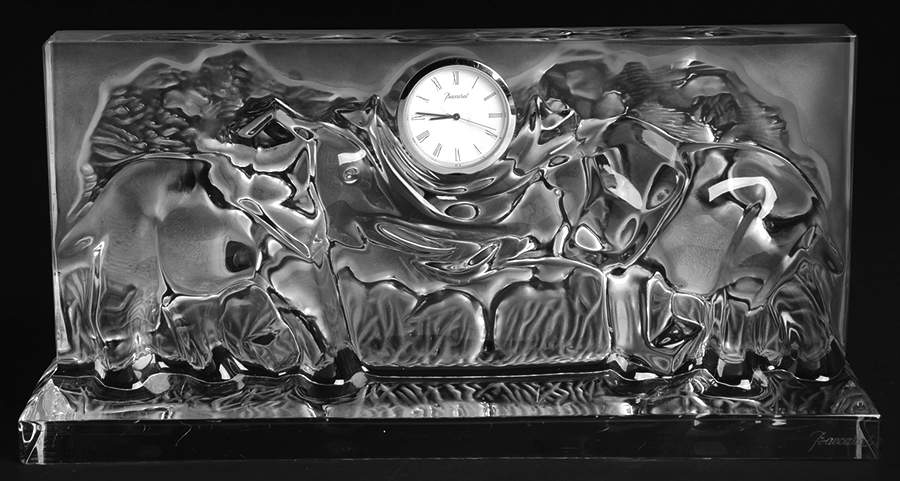 Africa Quartz Clock by Baccarat-1