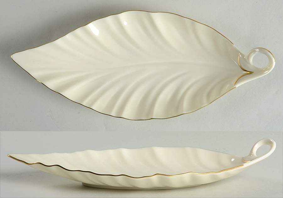 Buffet Servers 10" Leaf Shape Buffet Server by Lenox-1