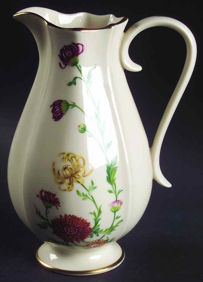 Chrysanthemum Pitcher by Lenox-1