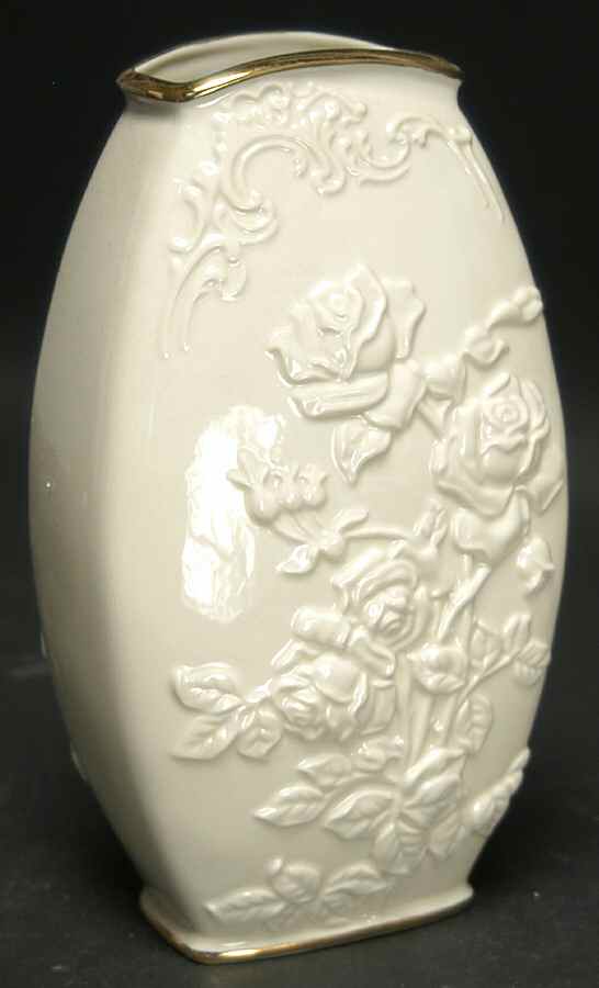 Sculptural Rose Vase 8" Vase by Lenox-1