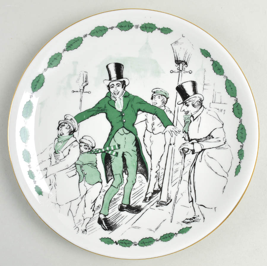 A Christmas Carol Dinner Plate by Shenango-1