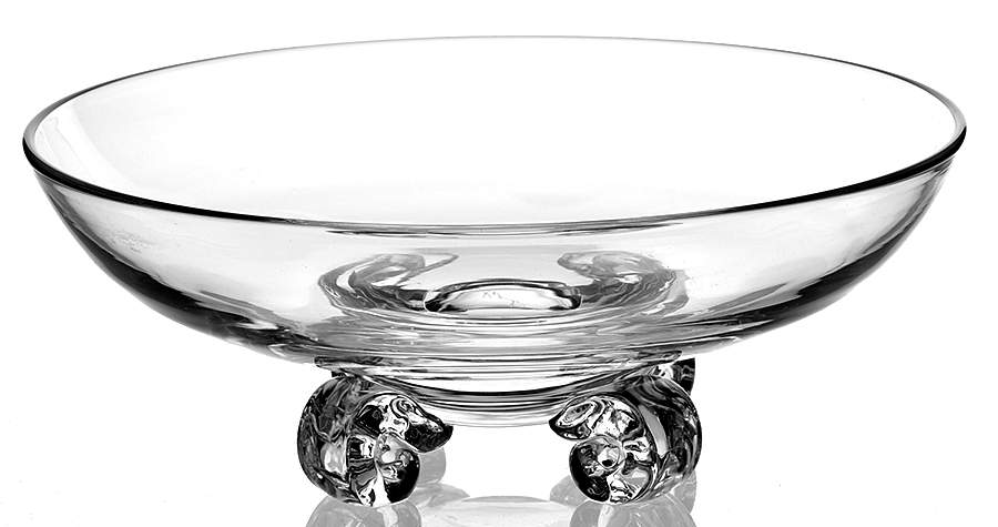 7909 8" Footed Shallow Round Bowl by Steuben-1