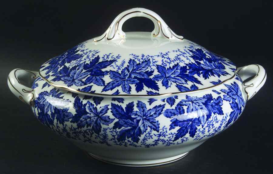 4891-A Round Covered Vegetable by Coalport-1