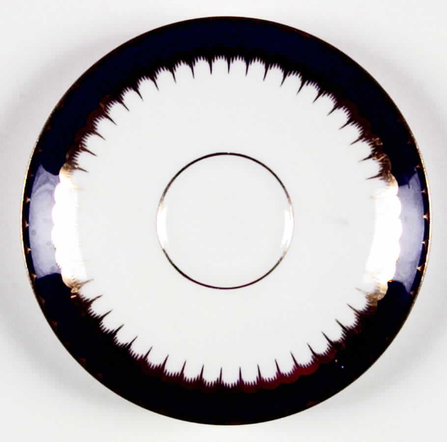 6143 Cobalt Blue Saucer by Coalport-1