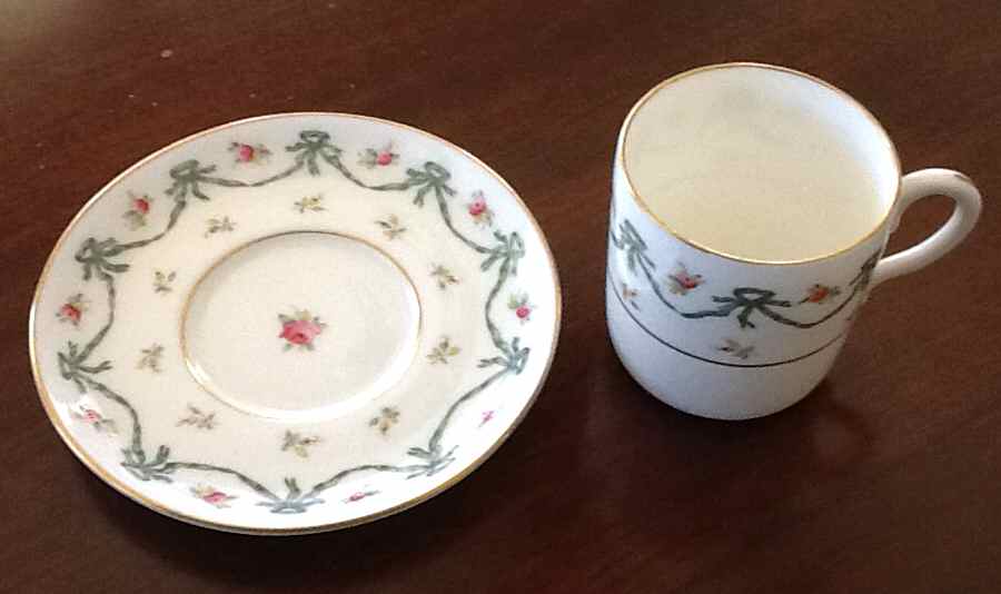 6337 Flat Demitasse Cup & Saucer Set by Coalport-1