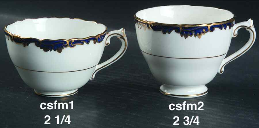Admiral Cobalt Blue Footed Cup by Coalport-1