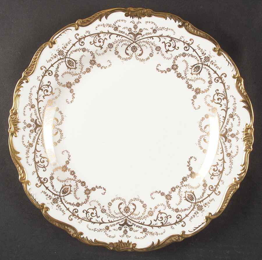 Anniversary White 12" Chop Plate (Round Platter) by Coalport-1