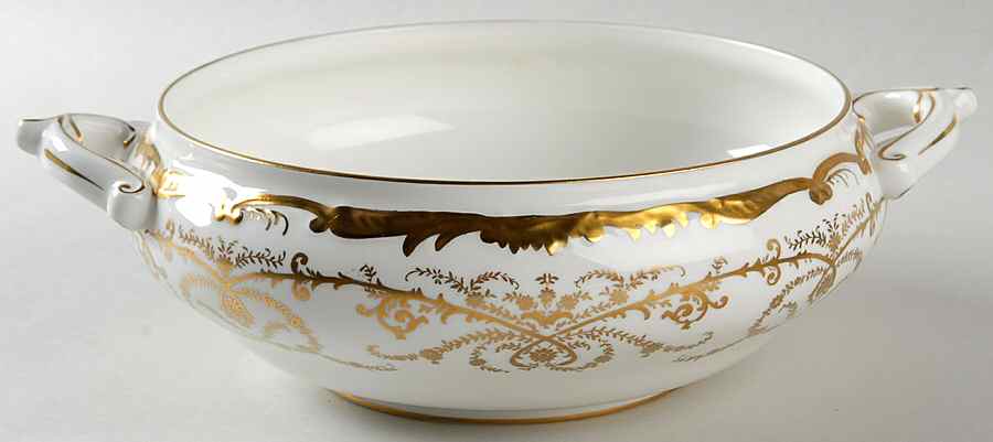 Anniversary White Round Vegetable No Lid by Coalport-1