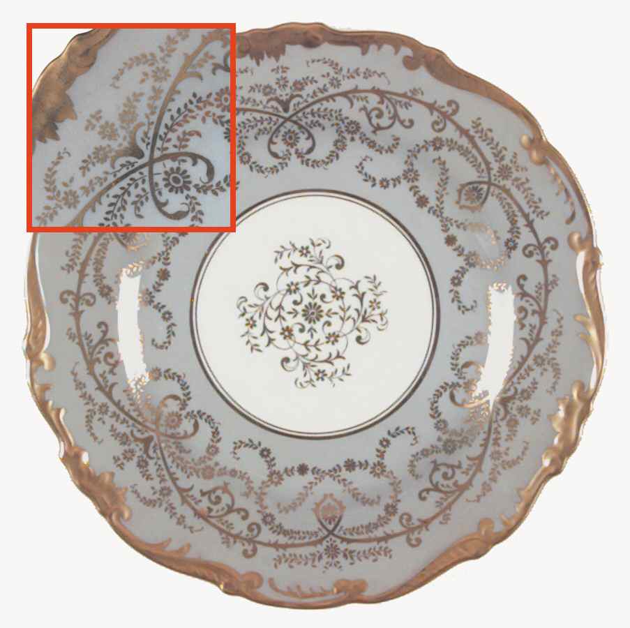 Anniversary Gray Salad Plate by Coalport-1