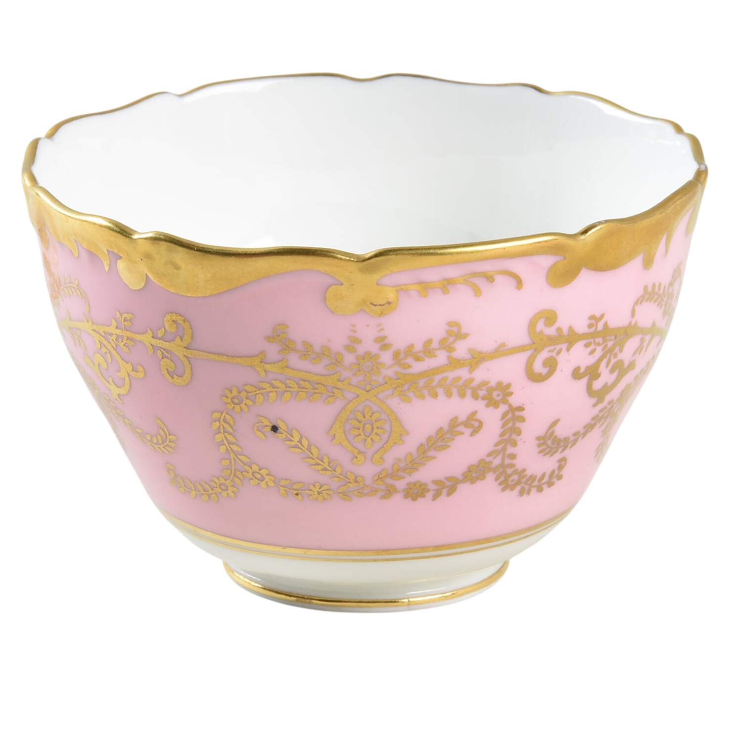 Anniversary Pink Open Sugar Bowl by Coalport-1