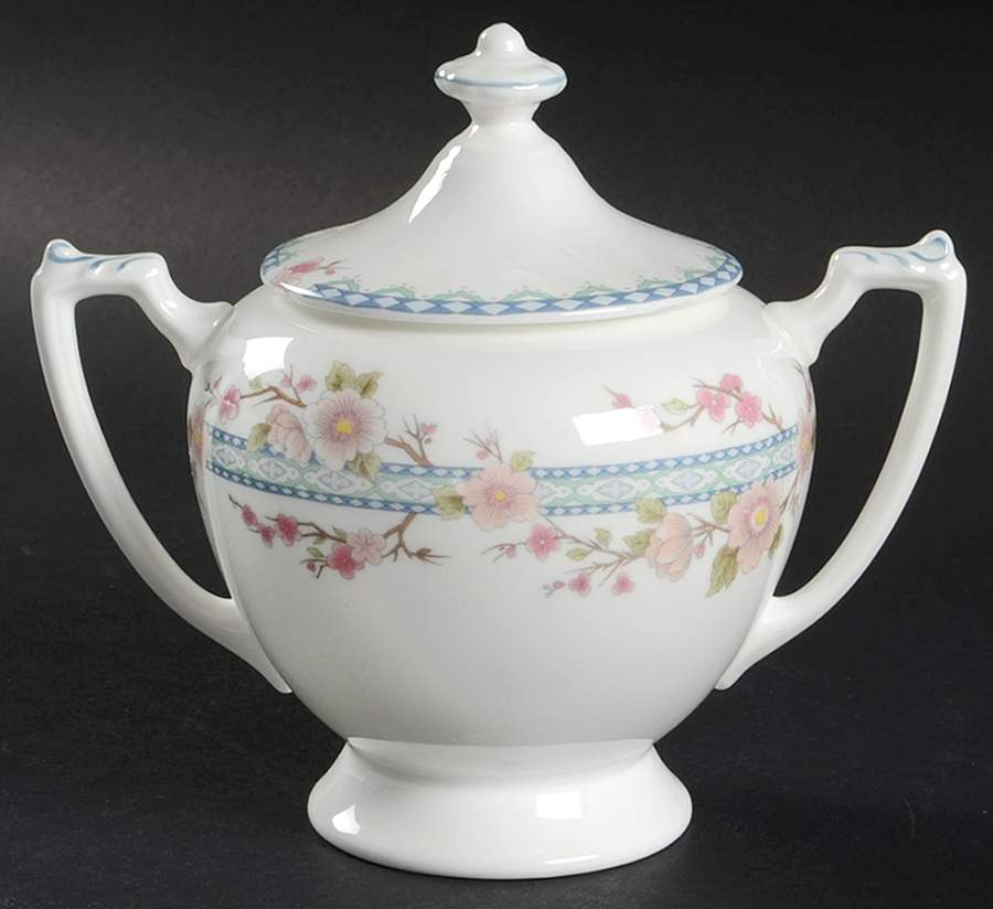 April Sugar Bowl & Lid by Coalport-1