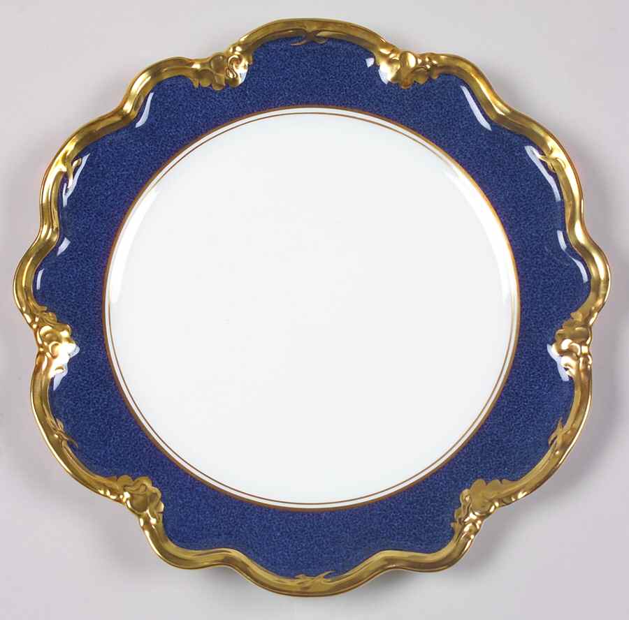 Athlone Blue Sheffield Dessert Plate by Coalport-1