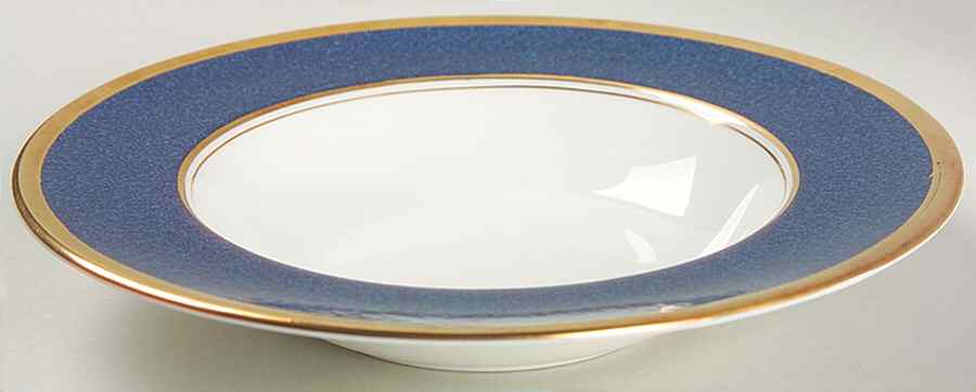 Athlone Blue Rim Soup Bowl by Coalport-1