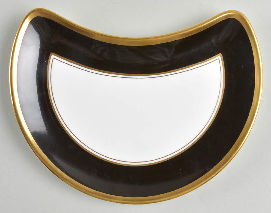 Athlone Brown Crescent Salad Plate by Coalport-1