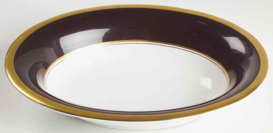 Athlone Brown 9" Oval Vegetable Bowl by Coalport-1