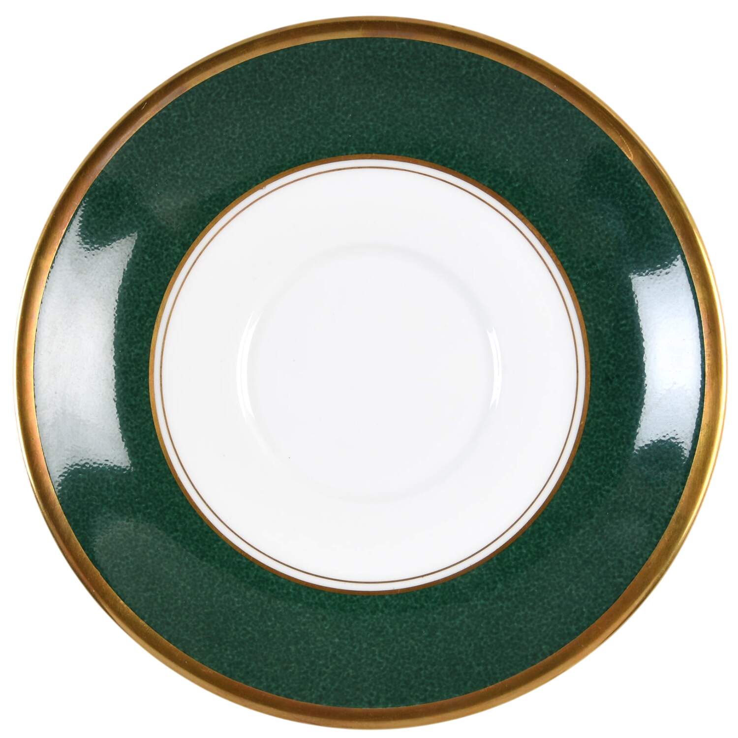 Athlone Green Saucer for Cream Soup Bowl by Coalport-1