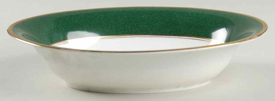 Athlone Green 9" Oval Vegetable Bowl by Coalport-1