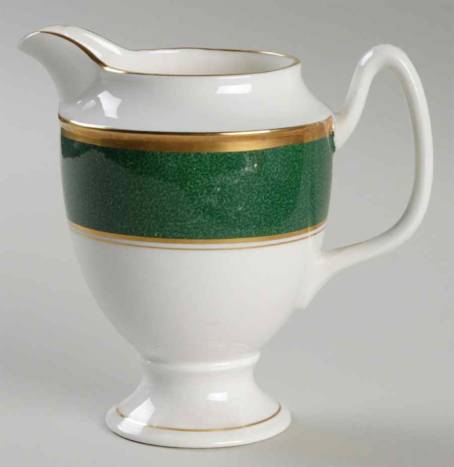 Athlone Green Creamer by Coalport-1