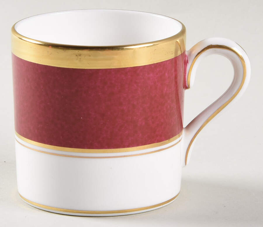 Athlone Marone (Ruby) Flat Demitasse Cup by Coalport-1