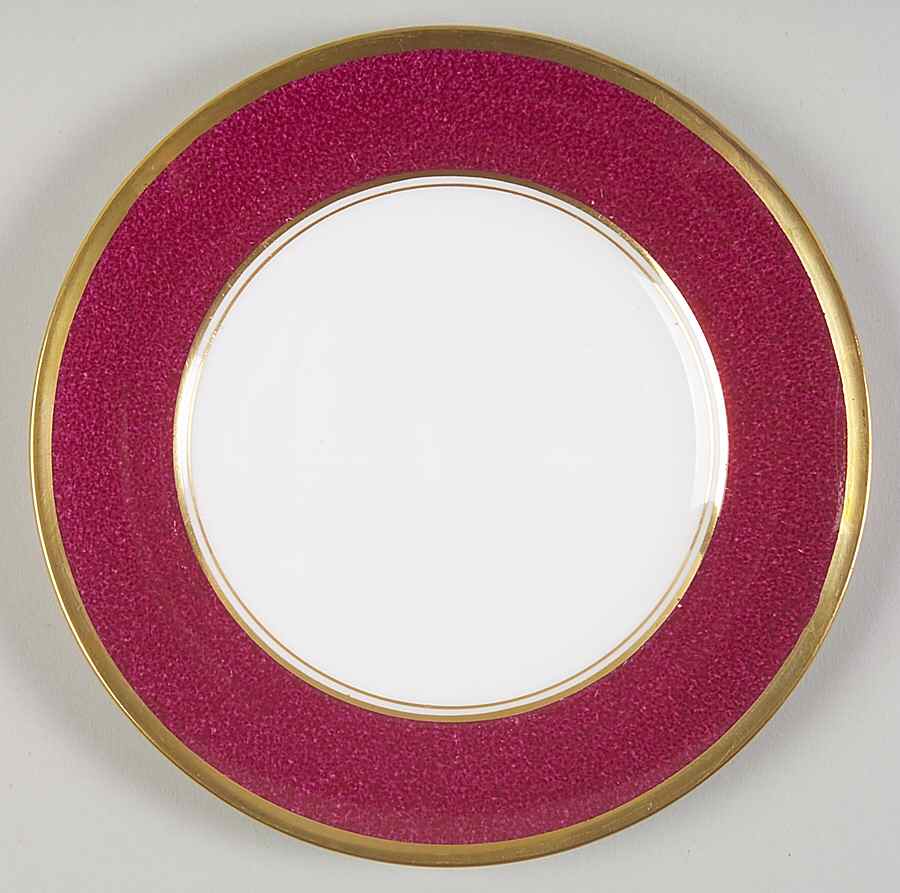 Athlone Marone (Ruby) Bread & Butter Plate by Coalport-1