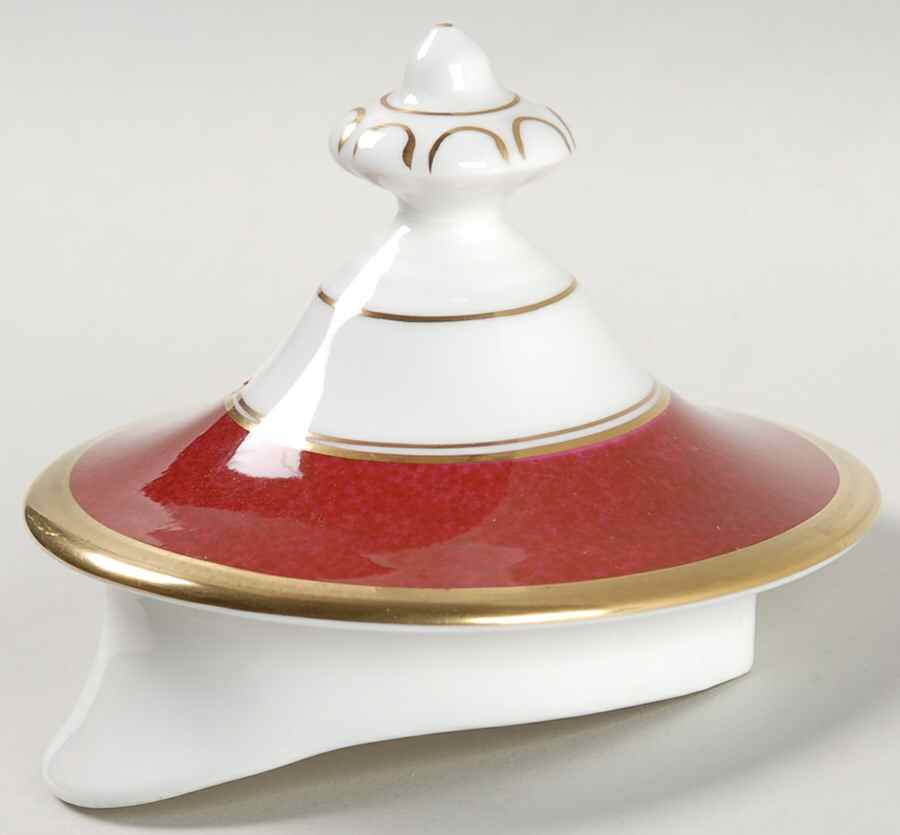 Athlone Marone (Ruby) Lid for Teapot by Coalport-1