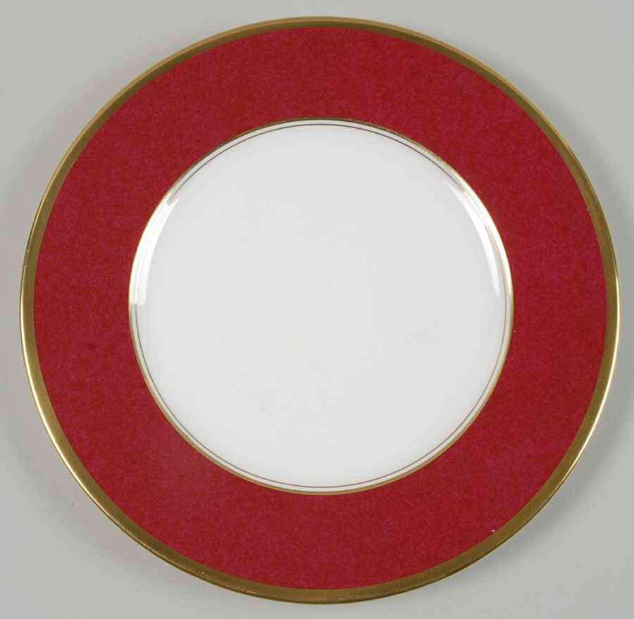 Athlone Marone (Ruby) Luncheon Plate by Coalport-1
