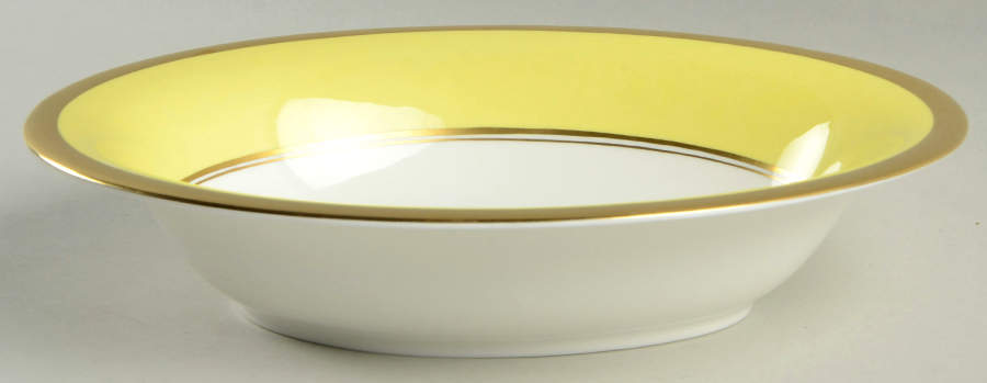 Athlone Yellow 9" Oval Vegetable Bowl by Coalport-1