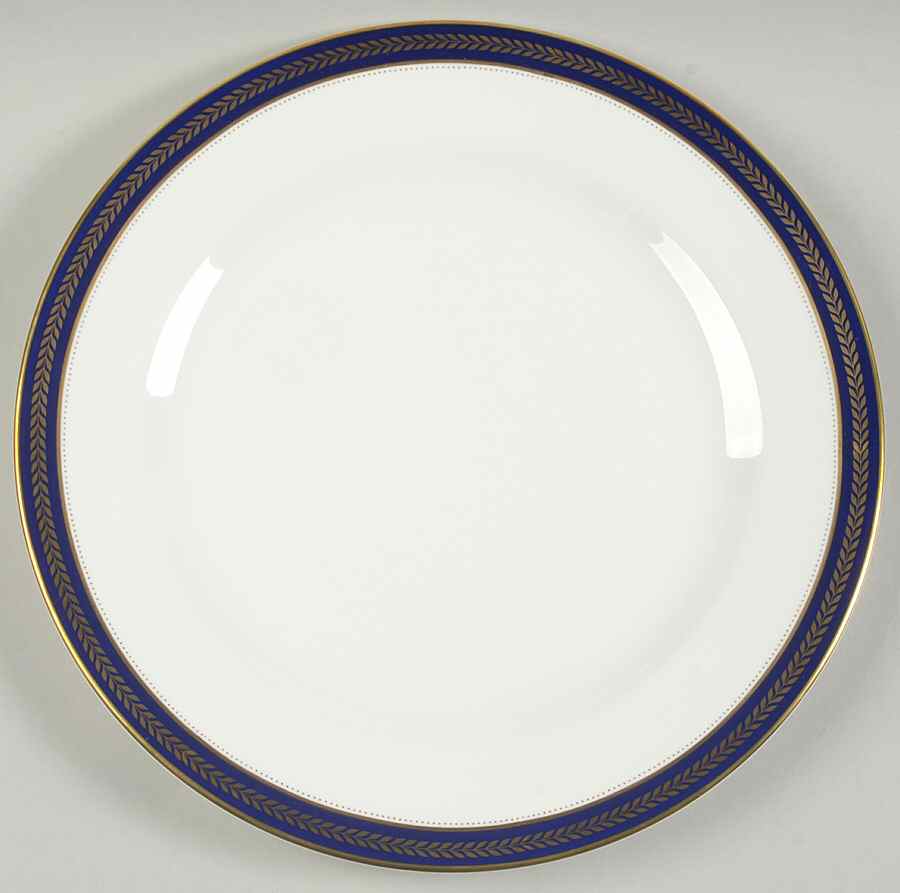 Blue Wheat 12" Chop Plate (Round Platter) by Coalport-1