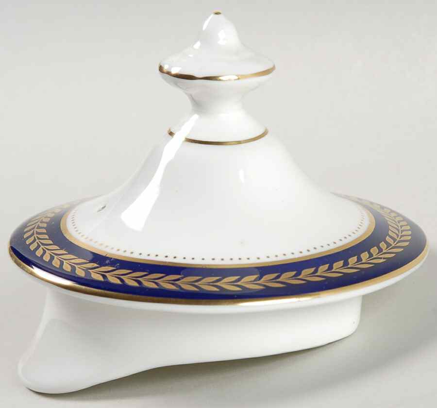 Blue Wheat Lid for Teapot by Coalport-1